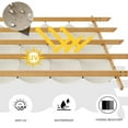 thumbnail image 5 of Danolapsi Outdoor Pergola 10 x 10ft Aluminum Pergola, Outdoor Shelter Modern Design with Adjustable Roof Sun Shade Pavilion Grape Trellis Grill Gazebo for Gardens, Patios, Garden Yard, Poolside, Deck, 5 of 7