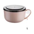 thumbnail image 2 of Shengyu Bonrich Instant Noodle Bowl Stainless Large Capacity Fast Food Cup Storage Container with Lid Pink L, 2 of 6