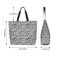 thumbnail image 5 of Japuie Wild Animal Leopard Print Print Shoulder Bag,Top Handle Shoulder Purses and Handbags,Tote Shoulder Bag for Women,Ideal for Shopping, Work, and School, 5 of 7