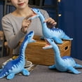 thumbnail image 4 of Dinosaur Stuffed Toy, Plesiosaurus Dinosaur Toy Cuddly Blue Lifelike Soft   For Children For Car, 4 of 7