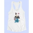 thumbnail image 3 of Girl T Shirt Art Racerback Tank Women -Image by Shutterstock, Female Medium, 3 of 4