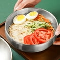 thumbnail image 5 of Modern Household Snack Bowl Gift Serving Bowl,  Stainless Steel, Soup, Cooked Food, Salads, Fruit，Salad bowl, snack bowl, household, 5 of 5