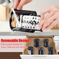 thumbnail image 7 of PQPO Slicer Shredder Grater Attachment For Kitchenaid Stand Mixer with 5 Blades, Compatible with Kitchenaid Mixer Attachments,Cheese Grater Attachments, 7 of 7