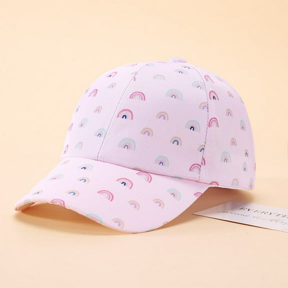 Toddler Boy Sun Hat Kids Toddler Girls Summer Baseball Caps with Butterfly Print Casual Outdoor Breathable Sun Hat Toddler Beach Hat Pink 6 Years-12 Years