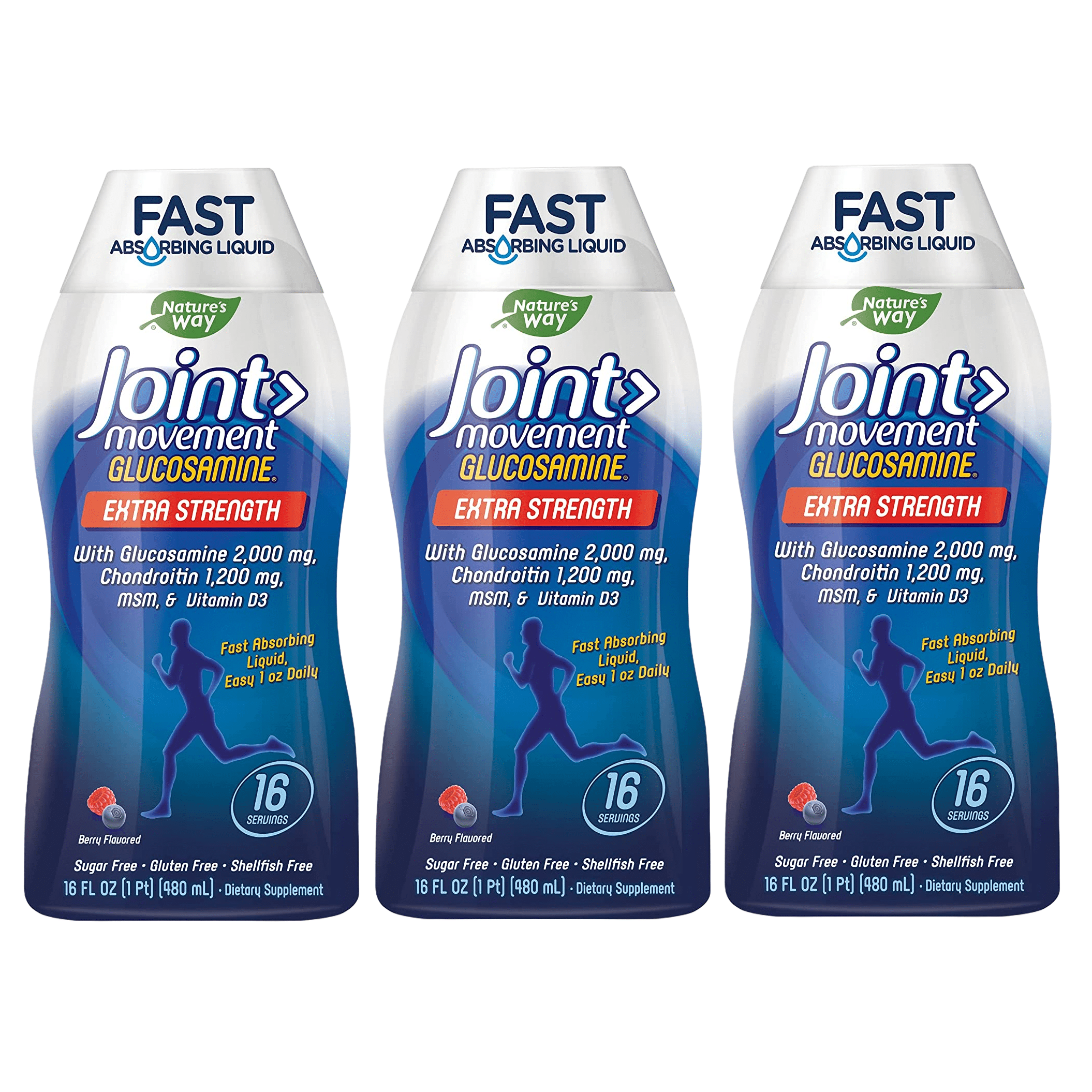 Wellesse Joint Movement Glucosamine and Chondroitin Liquid Berry (16