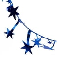 thumbnail image 1 of OULII 1Set Star Tinsel Garland Blue 2.3 Feet for Christmas Decoration, 1 of 4