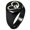 Black, variant on Sterling Silver Dog Paw Heart Engraved Round Flat Top Polished Ring