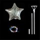 thumbnail image 3 of Globos LED de unicornio transparentes con asa en forma de corazón, globos luminosos para decoración de bodas, fiestas de cumpleaños, globos con luz LED para niños, 3 of 5