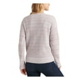 thumbnail image 2 of LUCKY BRAND Womens Light Pink Long Sleeve Crew Neck Blouse S, 2 of 4