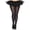 Black, variant on Plus Size Opaque Tights, Neon Yellow