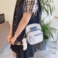 thumbnail image 1 of Estilo Bolso pequeño Estilo Lindo Creativo Transparente Bolso bandolera de estudiante Bolso de hombro simple e informal para mujer, 1 of 6