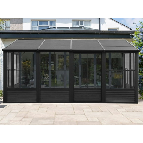 Florence Add-A-Room with Metal Roof 8'x16' in Black