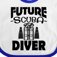thumbnail image 4 of Inktastic Future Scuba Diver Boys or Girls Baby Bib, 4 of 4