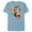 Ocean Blue, variant on Disney Princess Mulan and Belle Friends are Truly Awesome - Short Sleeve Blended T-Shirt for Adults - Customized-Yellow