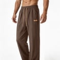 thumbnail image 6 of SOOMLON Viscose Pants for Men Big and Tall Long Pants Loose Elastic Waist Drawstring Trousers Cooling Draped Pants, 6 of 8