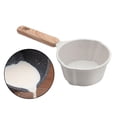 thumbnail image 4 of Milk Pan Sauce Pan Multifunctional Small Cookware Milk Boiling Lightweight Small White, 4 of 11