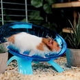 thumbnail image 4 of Hamster Flying Saucer Exercise Wheel Silent Plastic Running Wheel Playing Toy(White), 4 of 5
