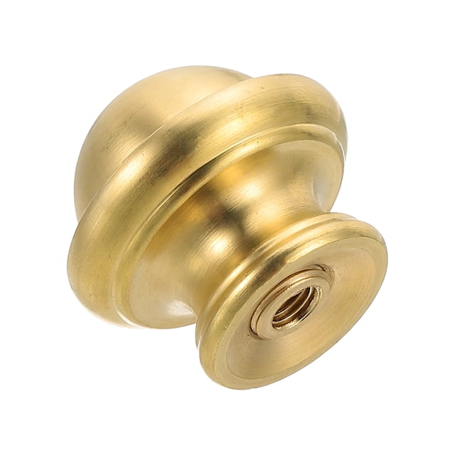 Uxcell 34 x 31mm Lamp Finials Caps Knob, 1 Set Solid Brass Lamp Shade Decoration