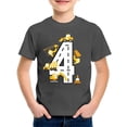 thumbnail image 3 of Miaoju Toddler Tshirts Boys 4t Round Neck Letter Graphic Printed Short Sleeve T-Shirt Comfortable Tee Shirt Toddler Boy Clothes, 3 of 3
