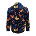 thumbnail image 5 of lcziwo Mens Mardi Gras Dress Shirts New Orleans Carnival Long Sleeve Button Down Shirt for Men Holiday Festive Shirt Vacation Party Tops Flash Sales Today Multicolor L, 5 of 6