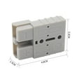 thumbnail image 4 of Conector de enchufe 5x, herramienta eléctrica de conector de batería, conector rápido, conector de clavija rápida de 50A, conectores de alimentación C, 4 of 6