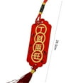 thumbnail image 1 of 2Pcs Convenient Hanging Ornament Add Atmospheres Fabric Character New Year Wall Pendant for Festival, 1 of 8