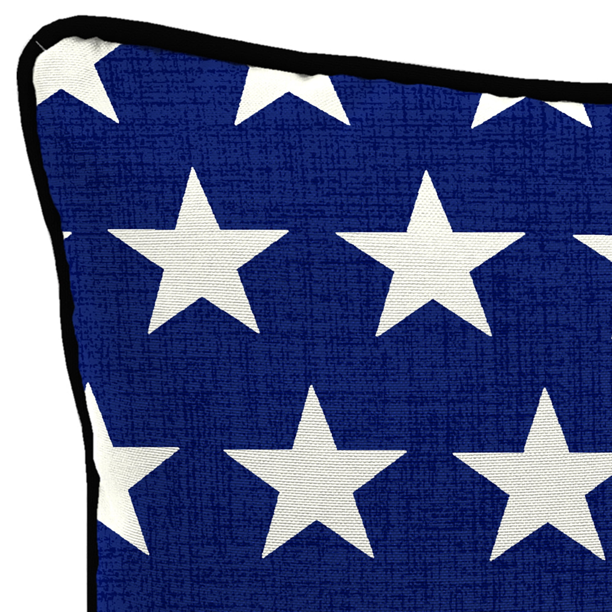 Jordan Manufacturing 18" x 18" Red, White and Blue Flag Outdoor Throw Pillow (2-Pack)