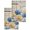 Blue, variant on Spring Tulips Flower Kitchen Dish Towels for Drying Dishes Set of 4, Vintage Floral Barn Doors Rustic Beige Waffle Weave Microfiber Hand Tea Bathroom Towels Quick Dry & Absorbent Towel 15.7x23.6