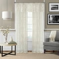 thumbnail image 4 of Elrene  Montego Sheer Beaded Window Valance - 52" w x 15" l - 52" w x 15" l White, 4 of 5