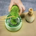 thumbnail image 3 of Matcha Whisk Set- Matcha Set includes Matcha Bowl, Sifter, Holder and Scoop- The Perfect Bamboo Whisk for Matcha Tea (White), 3 of 7