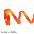 thumbnail image 2 of XIA0LE Halloween Satin Ribbon Black Purple Orange Solid Color Ribbon 0.39in X 7 Yards For Gift Wrapping Bows Crafts Party Decor Diy Supplies, 2 of 7