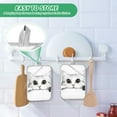 thumbnail image 4 of Yayeee Pot Holders Kitchen Heat Resistant with Pocket 7"x9.8" Cotton Oven Cooking Hot Pads, White Cat, 4 of 7