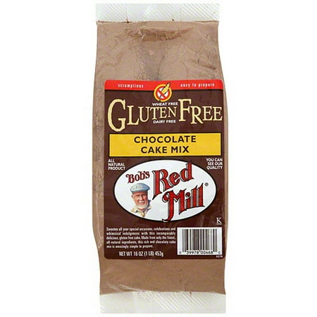 Bob's Red Mill Chocolate Cake Mix, 16 oz (Pack of 4)