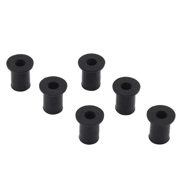 Rdeghly Rubber Well Nuts, Windshield Bolts,6pc M4 Durable Rubber Well Nuts Windshield Bolts for Motorcycles Kayak Canoe Boats