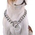 thumbnail image 3 of Loveshine Collar De Cadena Para Perro De Plata Pulida Con Es, 3 of 7
