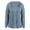 Blue, variant on Luxtrada Loose Fitting Sports Knit Long Sleeved Button up Hooded Sweater Pullover (Blue,M)