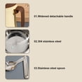 thumbnail image 3 of Coffee Mug with Lid - Stainless Steel Camping Mug Tumbler with Handle - Double Wall Vacuum Duracoated Insulated Mug, 3 of 5
