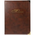 thumbnail image 1 of Miangastore Support de Menu en Cuir, Livre de Menu A4, Dossier de Prix de Repas, Livre de Restaurant, 1 of 8