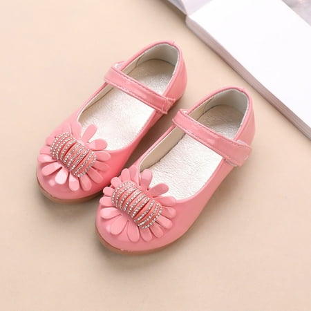 

Kids Girls Summer Soft Soled Outdoor Solid Casual Shoes Princess Sneakers Pink 27