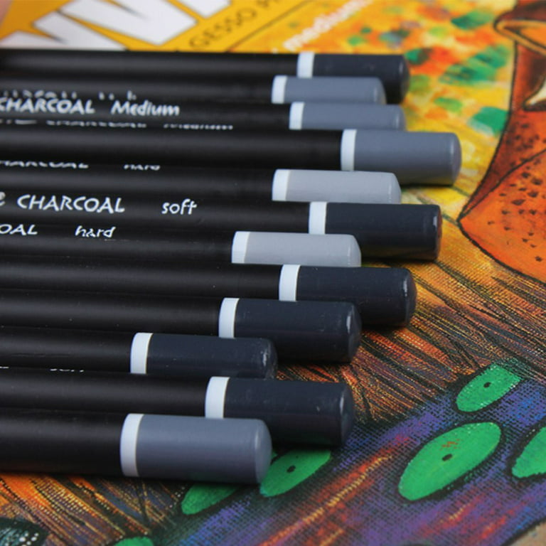 Arabi E-Mart - Mont Marte White Charcoal Pencils - Pack of 3