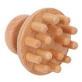 thumbnail image 3 of Herramienta de Masajeador de Cabeza, Masajeador de Cuero Cabelludo de Madera Elimina la Relajación del Músculo de la Celulitis para El Muslo, 3 of 7
