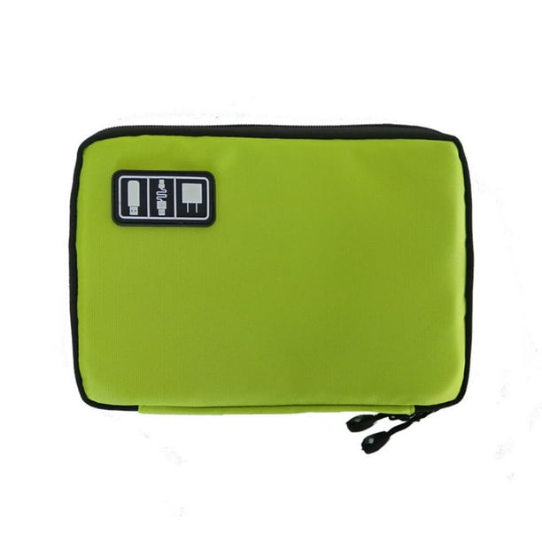 Teléfono móvil Cable de datos Auriculares Cargador Estuche portátil Viaje Bolsa de almacenamiento impermeable Bolsa de banco de energía Auricular Cartera con cremallera Scienceny BB6864-04