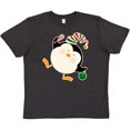 thumbnail image 3 of Inktastic Happy Christmas Penguin Youth T-Shirt, 3 of 5