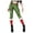 Green1, variant on Fiaer Christmas Leggings for Women Slim Fit Xmas Pants Funny Graphic Fashion Stretchy Comfy Breathable Tights Trousers Green1 XL