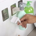 thumbnail image 3 of Bewildely Soporte de pared adhesivo para botella de champú, soporte de plástico para baño, ganchos para estante de jabón líquido sin perforaciones Type8 NO8 Bewildely JJ24480-03, 3 of 6