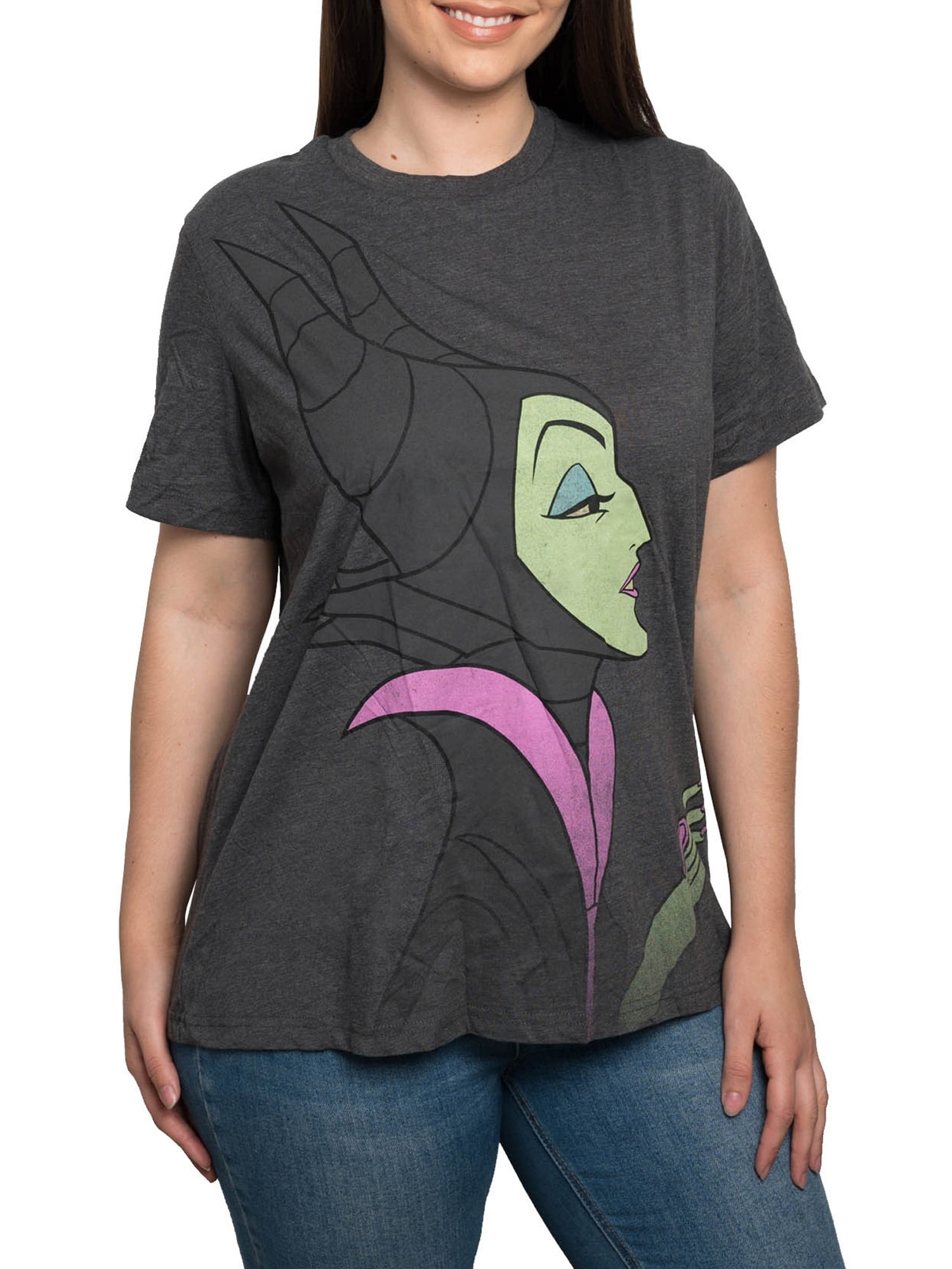 Disney Women's Villains Maleficent Drama Queen Plus Size T-Shirt