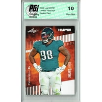 Jalen Carter 2023 Leaf HYPE! #126 Only 5000 Made! Eagles Rookie Card PGI 10