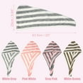 thumbnail image 2 of Unique Bargains 3Pcs Hair Drying Towel Dry Cap Lightweight Strong Absorbent for After Bath Drying Hair Pink White Gray, 2 of 7