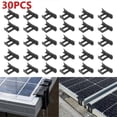 thumbnail image 1 of Marcos Para paneles solares Shaofei 30 piezas con clip de drenaje de agua grosor 40 mm color negro, 1 of 5