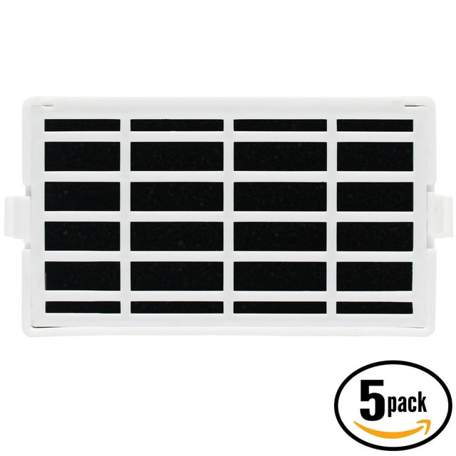 5-Pack Replacement Whirlpool WRT771RWYW01 Refrigerator Air Filter - Compatible Whirlpool W10311524, AIR1 Fridge Air Filter